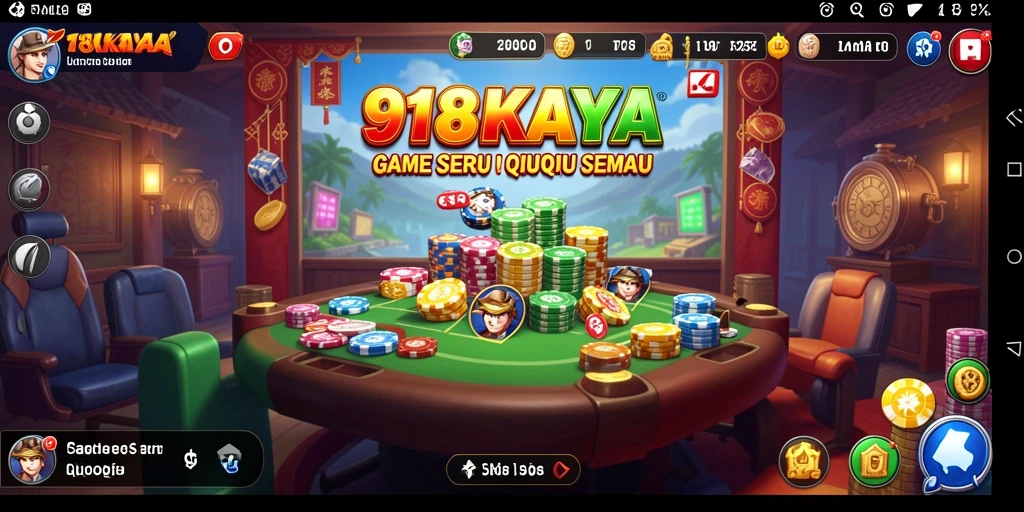 Tampilan gameplay QiuQiu yang seru di 918KAYA.
