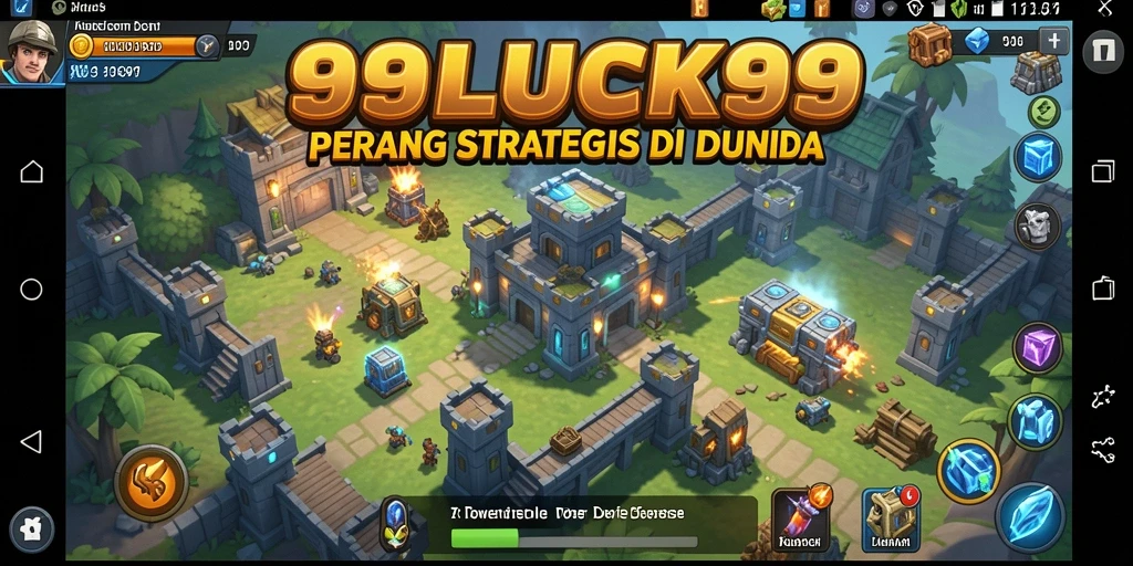 Screenshot gameplay 99LUCK99 menampilkan aksi Tower Defense yang seru dan strategi yang mendalam.
