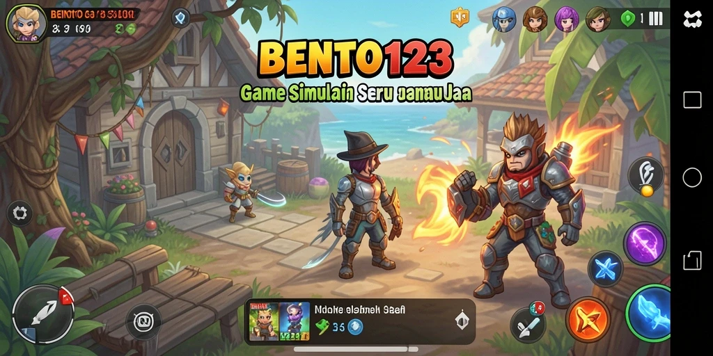 Tampilan luar biasa dari gameplay BENTO123 dalam simulasi seru.