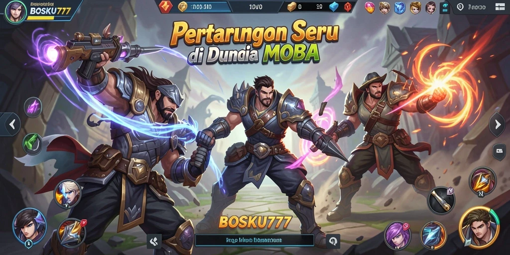 Gameplay seru dan mendebarkan di <strong>BOSKU777</strong> dengan strategi tim yang optimal.
