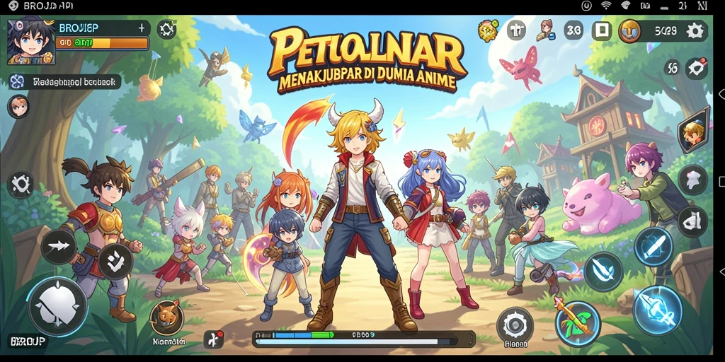 Tampilan menakjubkan dari gameplay BROJP yang penuh aksi.