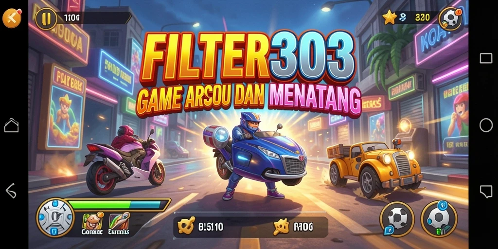 Screenshot dari FILTER303 menampilkan gameplay seru dan menantang.