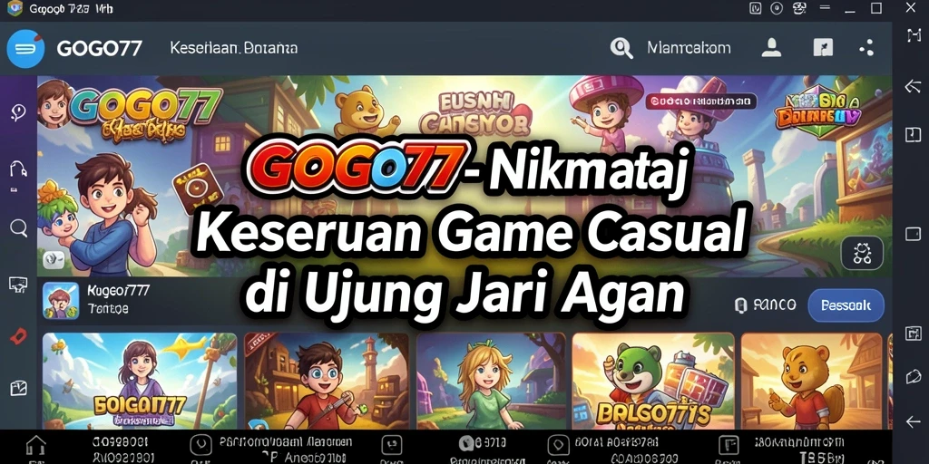 Tampilan gameplay menarik dari GOGO77 yang menyenangkan.