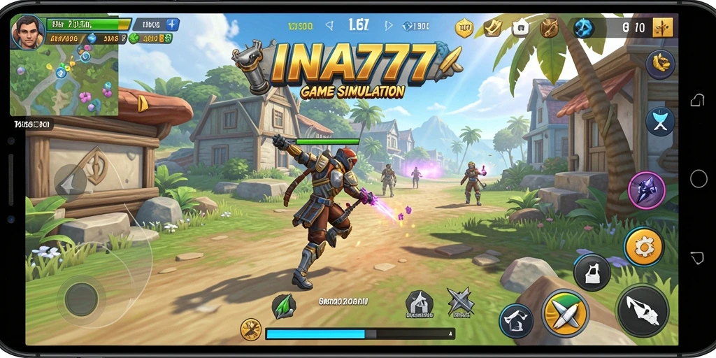 Tampilan gameplay INA777 yang menawan dan realistis.