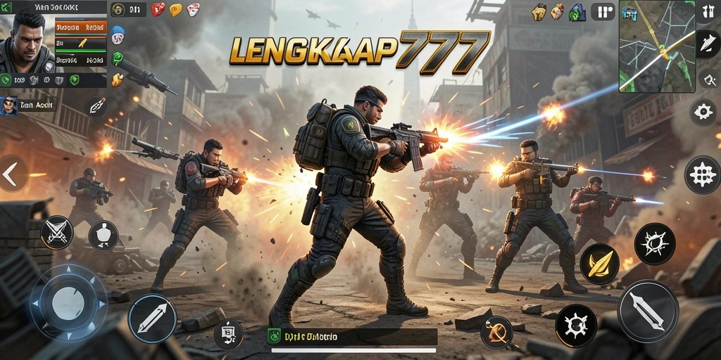 Gameplay intens dan mendebarkan dalam LENGKAP777