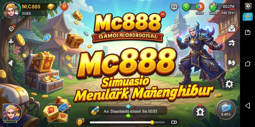 Tampilan apik dari gameplay simulasi MC888 yang mengesankan.