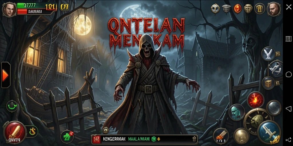 Tampilan gameplay QT777 yang menegangkan dan mencekam.