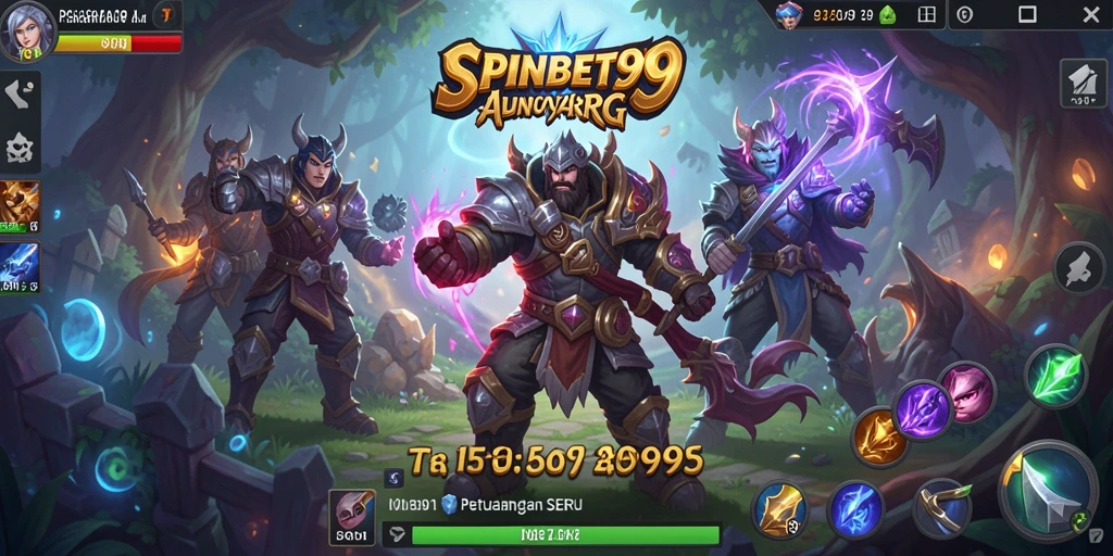 Tampilan gameplay seru dan menakjubkan di SPINBET99.